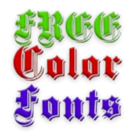 color fonts #4 android application logo